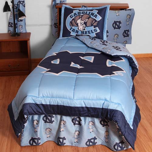 UNC Reversible Comforter Set - Twin - North Carolina Tar Heels - UNC On Sale
