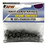 American Fishing Wire Mighty Mini Crane Swivels (100-Percent Stainless Steel)