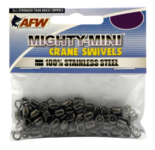 American Fishing Wire Mighty Mini Crane Swivels (100-Percent Stainless Steel)