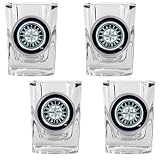 MLB Seattle Mariners Square Shot Glass (Set of 4)