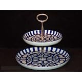 Dansk Arabesque Hostess Tray 2 Tier by 