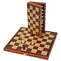 Wood Expressions 11" Folding Wood Chess Set