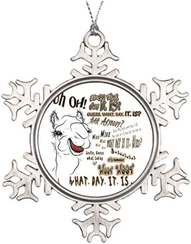 Kelolinal Personalised Christmas Tree Decoration Hump Day Camel Humpday Snowflake Ornaments Online