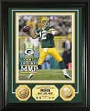 NFL Green bay Packers Aaron Rodgers 2011 NFL MVP Gold Coin Photo Mint