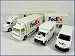 CoiiectibleFleetPack◇Fedex商用車ダイキャストメタルミニカー４台セット