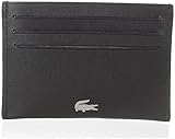 Lacoste Men's FG Credit Card Holder, Black, One Size