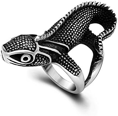 The trend of retro style type of earthworm essential ring SA507 Siz-9