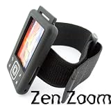 Tuff Luv Silicone case skin cover Extra Tough - Double Luv (Black) + Sportspack Armband - Creative Zen (2GB/4GB/8GB/16GB/32GB)