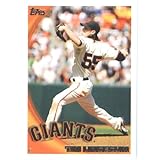 2010 Topps Baseball Card #80 Tim Lincecum San Francisco Giants - Mint Condition - Shipped In Protective ScrewDown Display Case