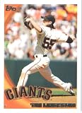 2010 Topps Baseball Card #80 Tim Lincecum San Francisco Giants - Mint Condition - Shipped In Protective ScrewDown Display Case!