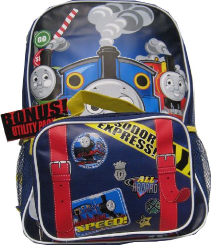 Thomas and Friends - Thomas the Tank Backpack with Acessory Bag (16 Inch)