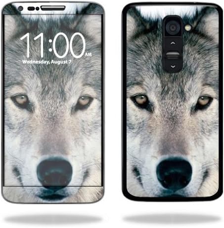 Mightyskins Protective Vinyl Skin Decal Cover for LG G2 T-Mobile wrap sticker skins Wolf