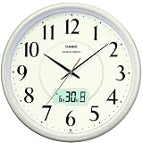 CASIO (カシオ) 電波アナログ掛け時計 ライトシャンパンゴールド IC-1001J-9JF IC-1001J-9JF