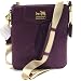 Coach Madison Leather Crossbody Messenger Swingpack Bag 43289 Plum