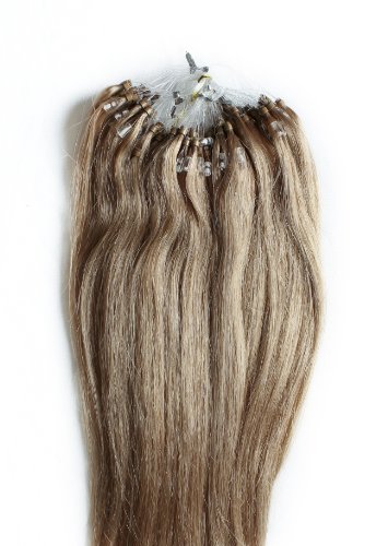 16 100grs 100s Micro Loop Rings Human Hair Extensions 12 Medium