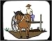 Mouse Pad with body, individuals, plow, humans, person, human, farmer, persons, individula, people, animal, farm
