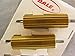 2 Vishay Dale RER75F4990R 499 Ohm 30W Aluminum Housed Power Resistors