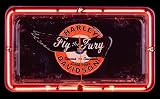 Christmas Saving - Harley Davidson Neon License Plate Clock