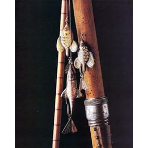 Vintage Old Wood Fishing Pole And Lures Picture 8x10 Art Print