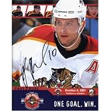 Pavel Bure Autographed Florida Panthers (2001 Opening Night) Program