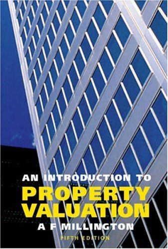 An Introduction to Property Valuation [Paperback] [2001] (Author) Alan Millington