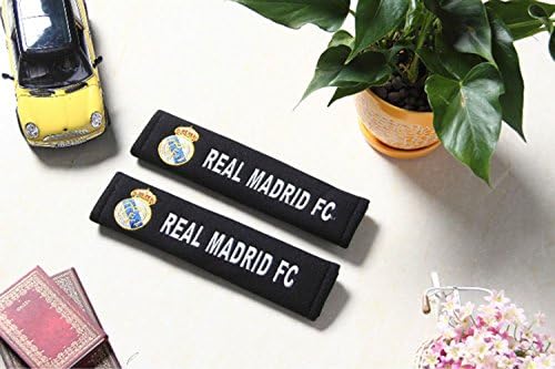 SunShine 2 Pcs Car Truck Seat Belt Cover Shoulder Pads For Ralliart Real Madrid FC Renault SAAB Sparco Suzuki Toyota Transformers Volkswagen Volvo VW Seat Belt Pads
