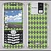 Blackberry 8100 Pearl green argyle Skin 31011