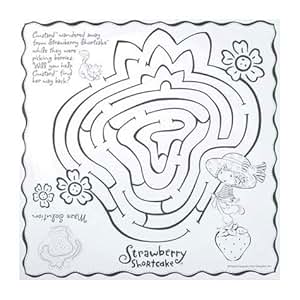 Amazon.com: Strawberry Shortcake Party Activity Sheets 8ct: Toys & Games