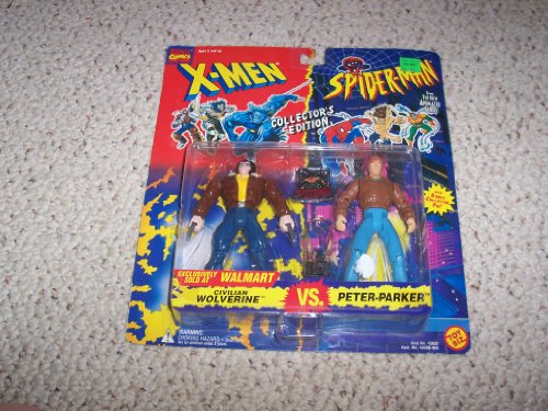 Civilian Wolverine Vs. Peter Parker Walmart Exclusive 2 Pack