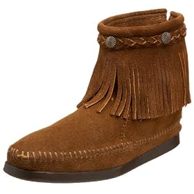 Minnetonka Women's Hi Top Back Zip Boot