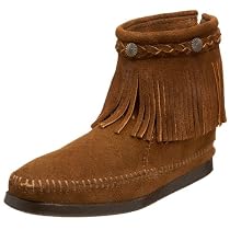 Minnetonka Women's Hi Top Back Zip Boot