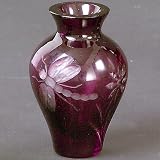 Godinger AMETHIST DRAGONFLY VASE