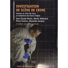 Investigation de sc�ne de crime : Fixation de l'�tat des lieux et traitements des traces d'objets