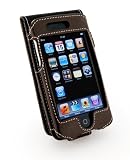 Tuff-Luv Veggie Leather case cover for (iPod Touch 2nd gen) - Dark Brown