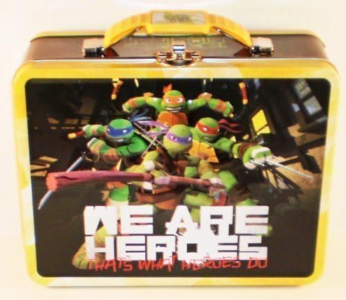 Teenage Mutant Ninja Turtles TMNT Embossed Metal Lunch Box (Heroes) by Viacom International