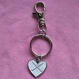 Field Hockey Heart Key Ring