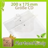 Produkt-Bild: 50 x Luftpolsterversandtaschen Weiss - Gr. CD [ 200 x 175 mm ] Luftpolstertaschen Versandtaschen + KartonK&ouml;nig&reg; Fruchtgummi