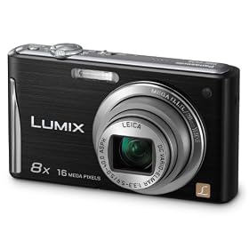 Panasonic Lumix FS35 Digital Camera - Black (16.1MP, 8x Optical Zoom) 2.7 inch LCD