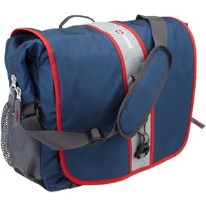 SwissGear SA1172 Dark Blue and Red Trim Messenger