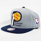 Mitchell & Ness NBA Grey 2-tone Xl Snapback - Indiana Pacers