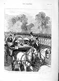 1877 Royal Review Windsor Queen Guards Horses London