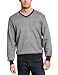 Joseph Abboud Mens Long Sleeve V-Neck Sweater, Charcoal, XX-Large