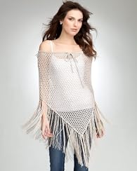 Weave Fringe Poncho
