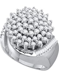 2.00CTW DIAMOND CLUSTER RING