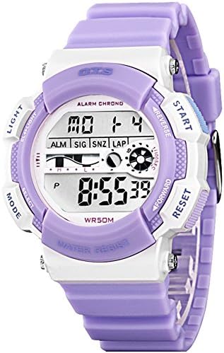 Sport Waterproof Alarm Digital Wrist Watch for Girls