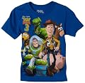 Kids Headquarters - Licensed apparel Boys 2-7 Toy Story Blue Tee,Blue,7