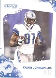 Calvin Johnson, Jr. - Detroit Lions - 2010 Score Football Card - NFL Trading Card in Screwdown Case