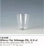 Produkt-Bild: 1 SET 120 Schnapsgl&auml;ser Kunststoff Geburtstag Hochzeit