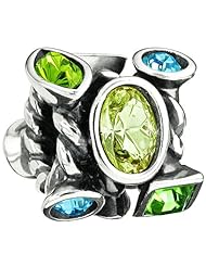 Authentic Chamilia Silver Green Marquis Charm - JC-2e