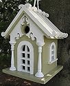 Home Bazaar Thematic Series Sprite Cottage Bird House, Green HB-2019G